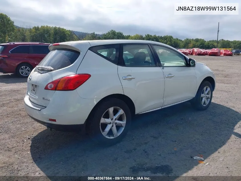 JN8AZ18W99W131564 2009 Nissan Murano S