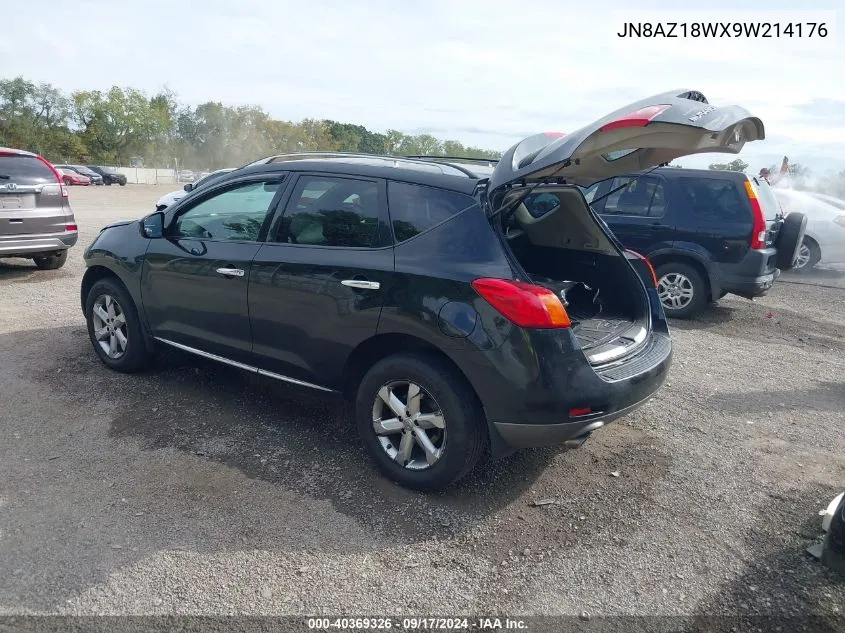 JN8AZ18WX9W214176 2009 Nissan Murano Sl