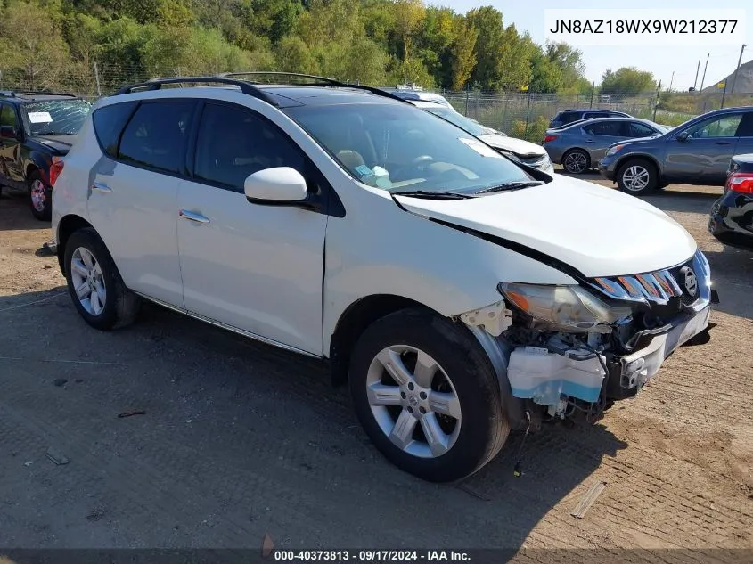 JN8AZ18WX9W212377 2009 Nissan Murano Sl