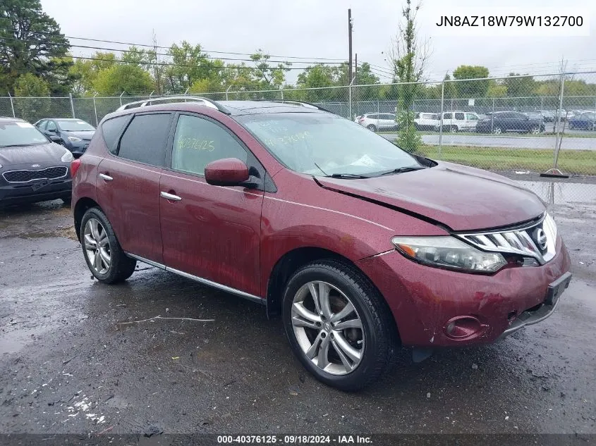 2009 Nissan Murano Le VIN: JN8AZ18W79W132700 Lot: 40376125