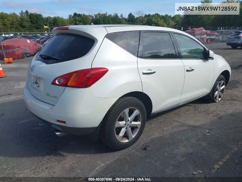 JN8AZ18WX9W128592 2009 Nissan Murano S/Sl/Le