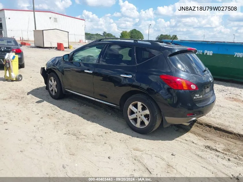 JN8AZ18U79W027508 2009 Nissan Murano Sl