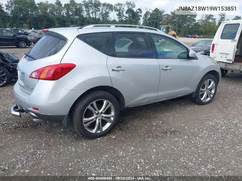 JN8AZ18W19W153851 2009 Nissan Murano Le