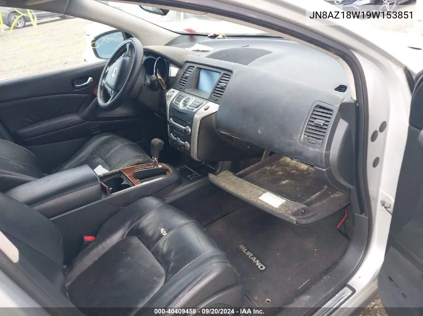 JN8AZ18W19W153851 2009 Nissan Murano Le