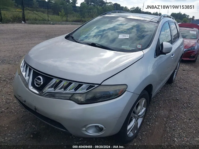 JN8AZ18W19W153851 2009 Nissan Murano Le