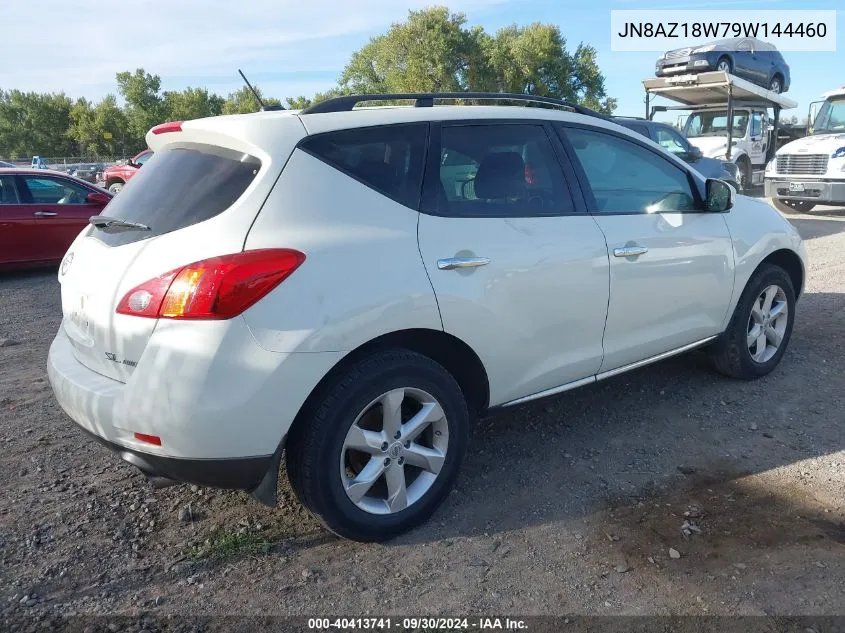 2009 Nissan Murano Sl VIN: JN8AZ18W79W144460 Lot: 40413741