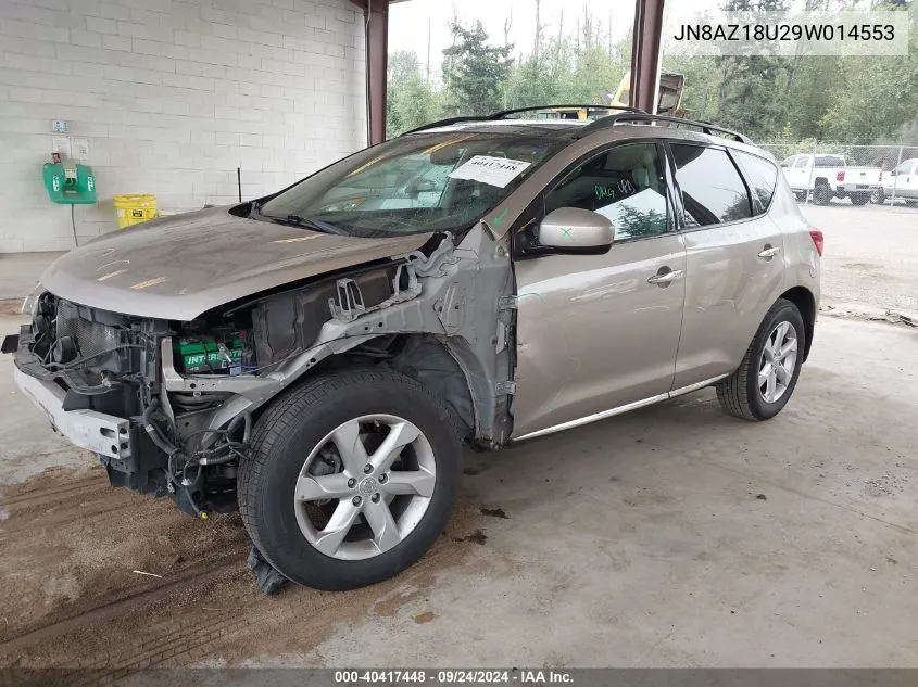 JN8AZ18U29W014553 2009 Nissan Murano Sl