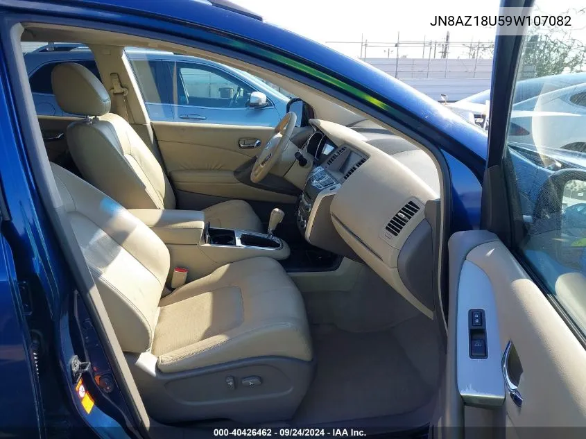 JN8AZ18U59W107082 2009 Nissan Murano Sl