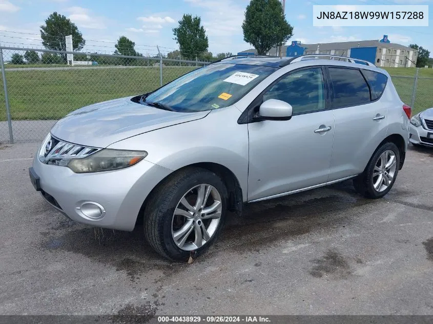 2009 Nissan Murano Le VIN: JN8AZ18W99W157288 Lot: 40438929