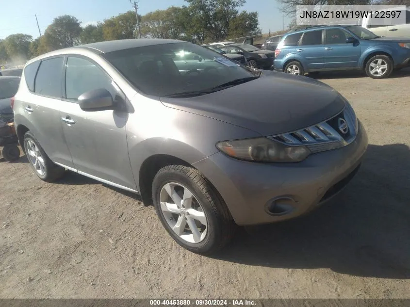 JN8AZ18W19W122597 2009 Nissan Murano Sl