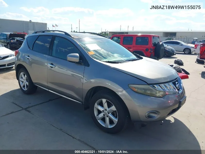 JN8AZ18W49W155075 2009 Nissan Murano Sl