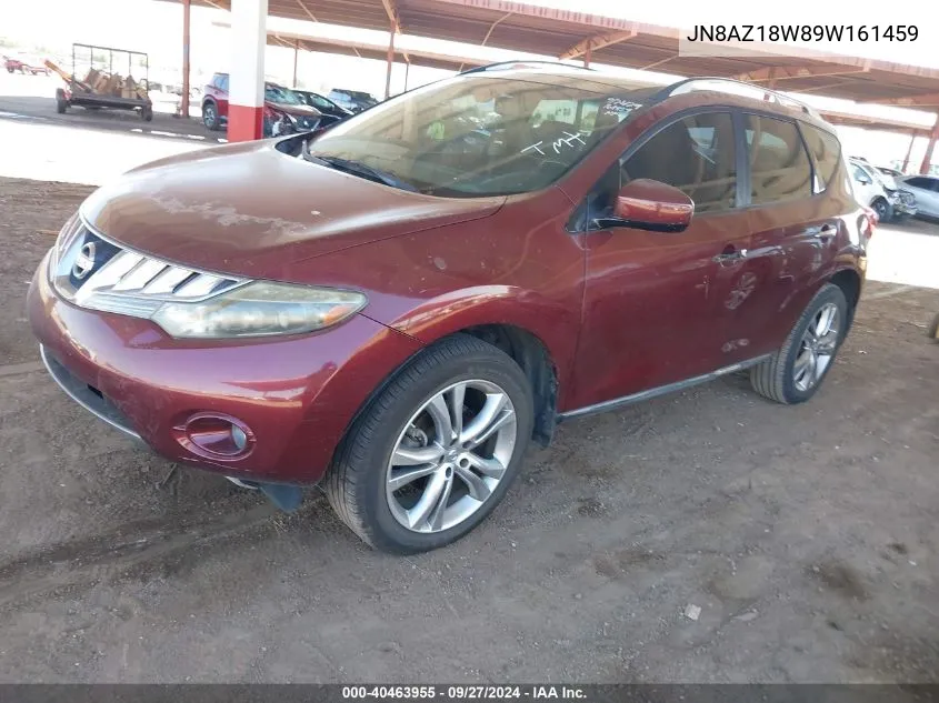 2009 Nissan Murano Le VIN: JN8AZ18W89W161459 Lot: 40463955