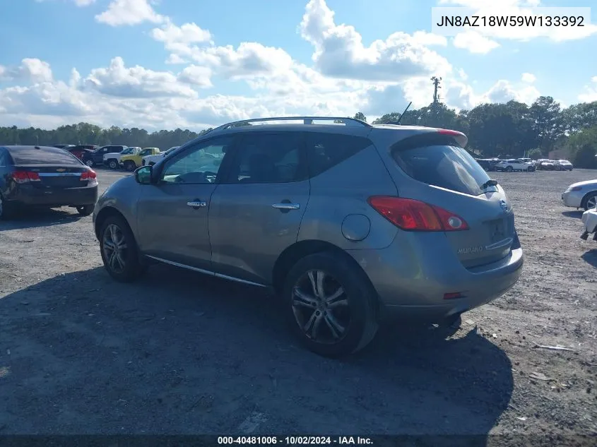 JN8AZ18W59W133392 2009 Nissan Murano Le