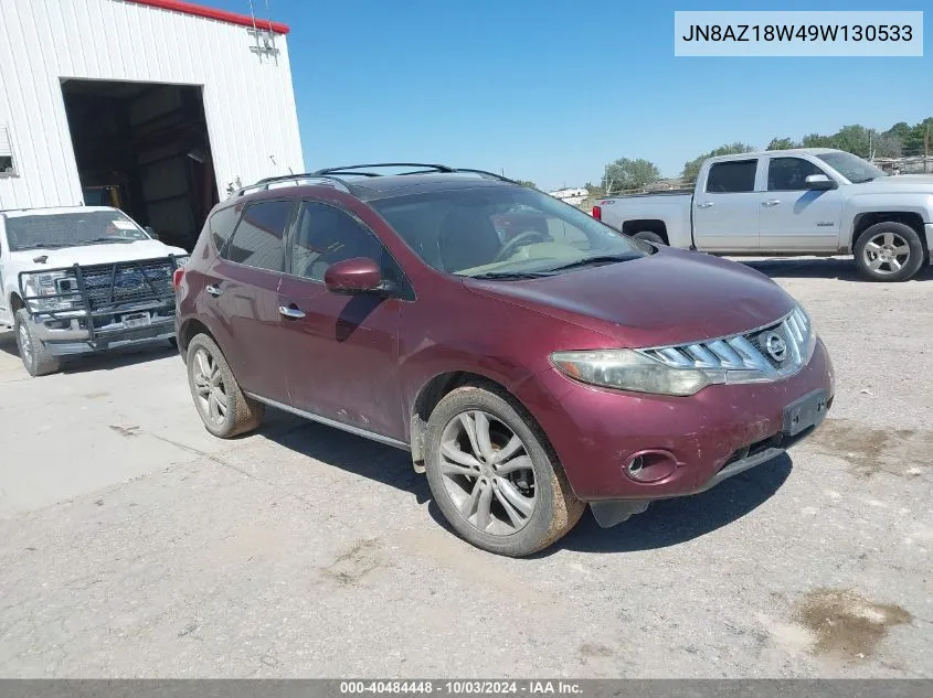 2009 Nissan Murano Le VIN: JN8AZ18W49W130533 Lot: 40484448