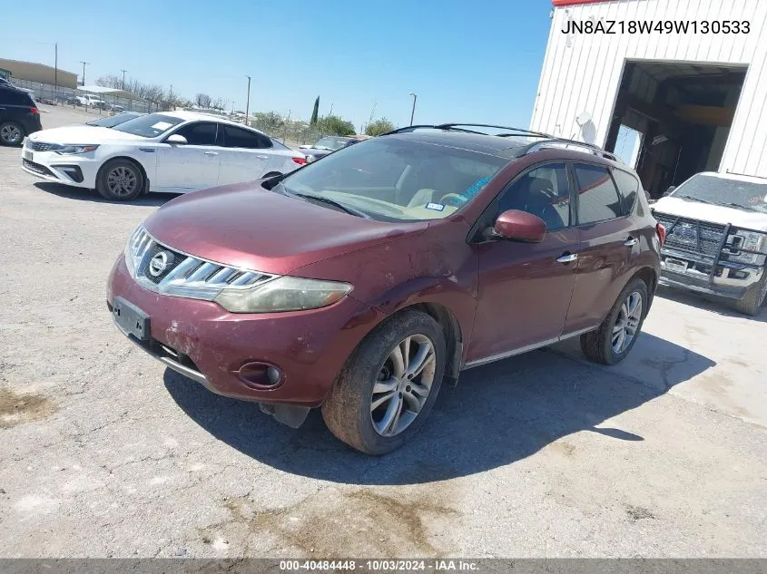 2009 Nissan Murano Le VIN: JN8AZ18W49W130533 Lot: 40484448