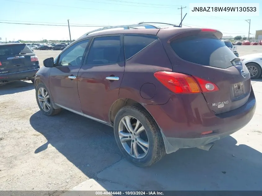 2009 Nissan Murano Le VIN: JN8AZ18W49W130533 Lot: 40484448