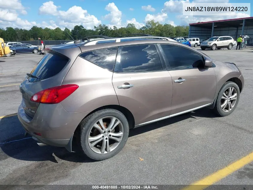 JN8AZ18W89W124220 2009 Nissan Murano Le