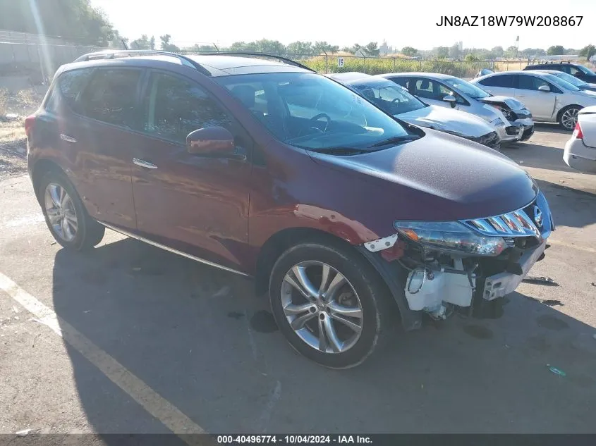 JN8AZ18W79W208867 2009 Nissan Murano Le