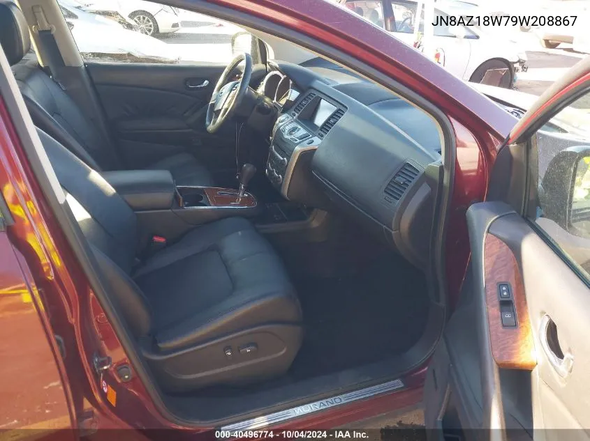 JN8AZ18W79W208867 2009 Nissan Murano Le