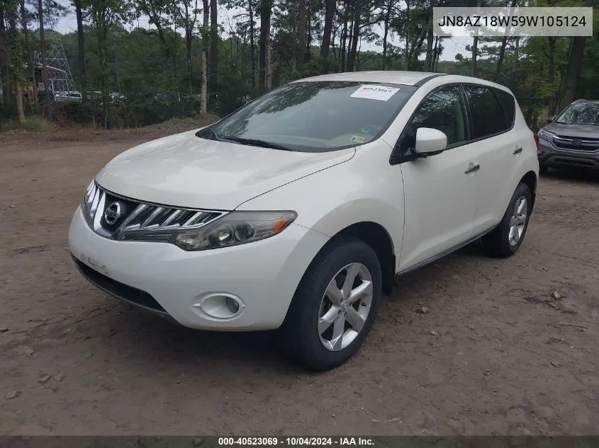 JN8AZ18W59W105124 2009 Nissan Murano Sl