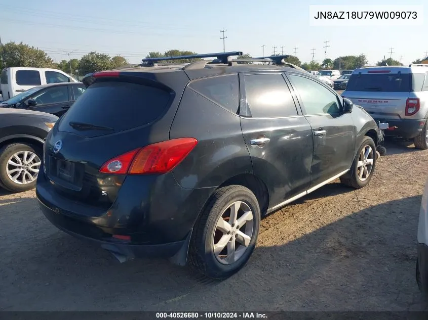 2009 Nissan Murano S VIN: JN8AZ18U79W009073 Lot: 40526680