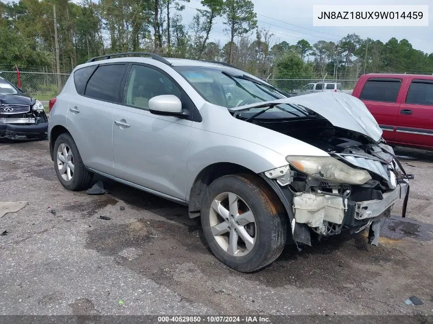 2009 Nissan Murano Sl VIN: JN8AZ18UX9W014459 Lot: 40529850