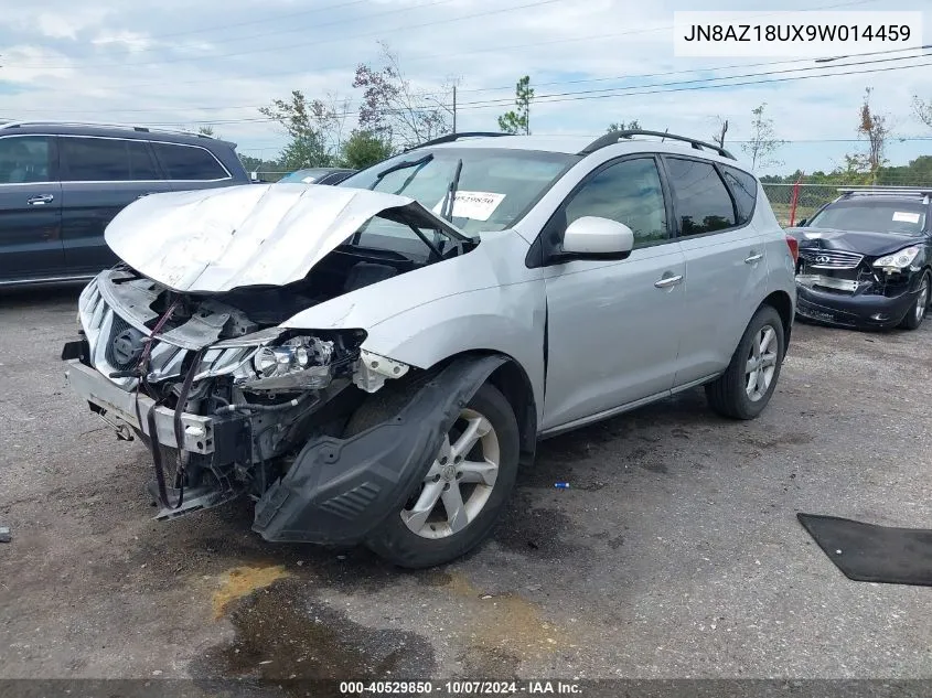 2009 Nissan Murano Sl VIN: JN8AZ18UX9W014459 Lot: 40529850