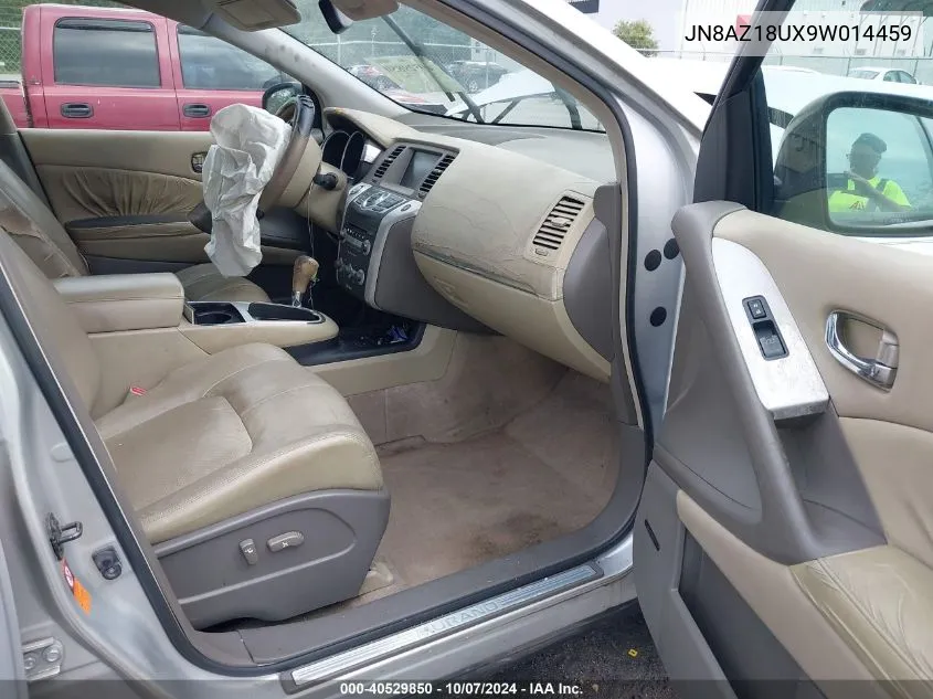 JN8AZ18UX9W014459 2009 Nissan Murano Sl