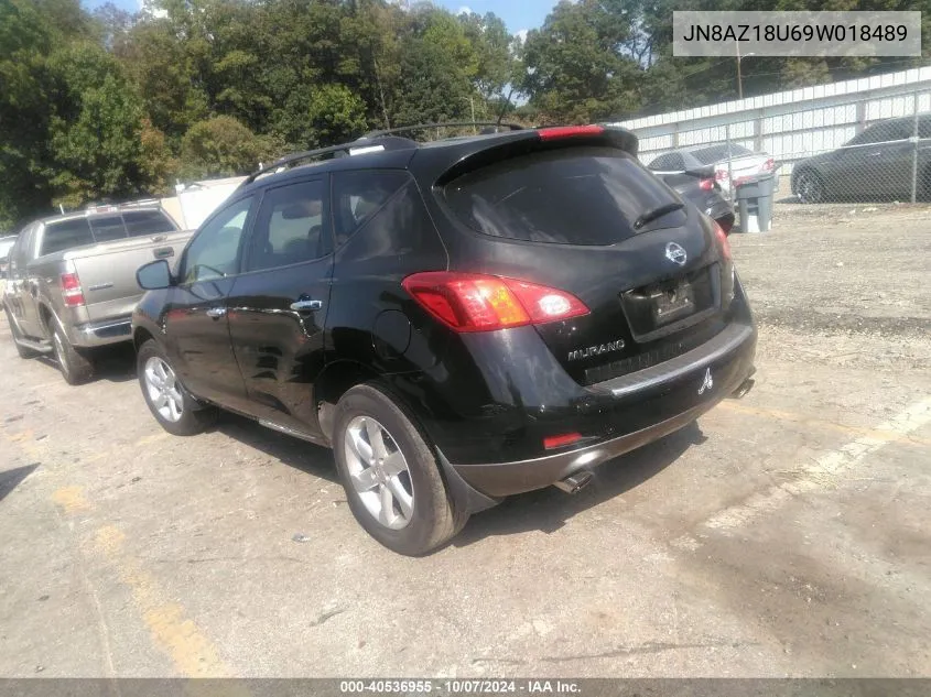 JN8AZ18U69W018489 2009 Nissan Murano Sl