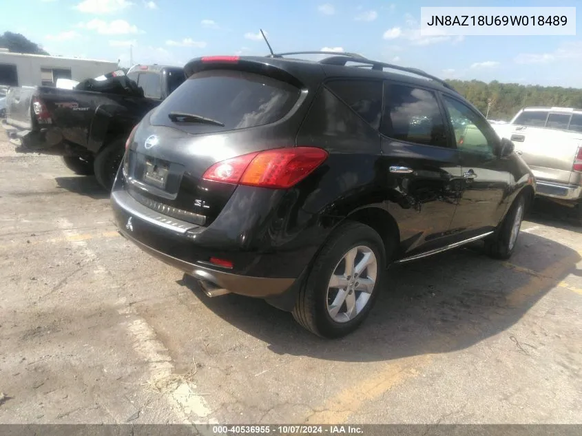 JN8AZ18U69W018489 2009 Nissan Murano Sl