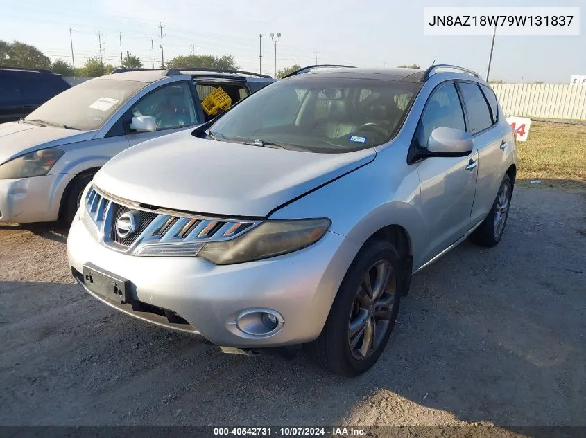 2009 Nissan Murano Le VIN: JN8AZ18W79W131837 Lot: 40542731