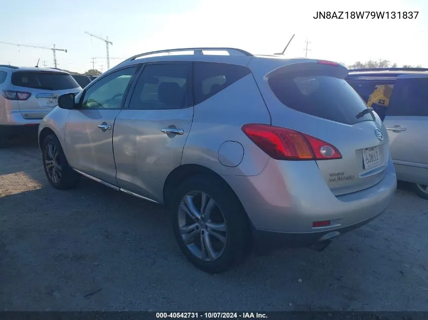 2009 Nissan Murano Le VIN: JN8AZ18W79W131837 Lot: 40542731