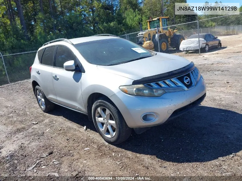 2009 Nissan Murano S VIN: JN8AZ18W99W141298 Lot: 40543694