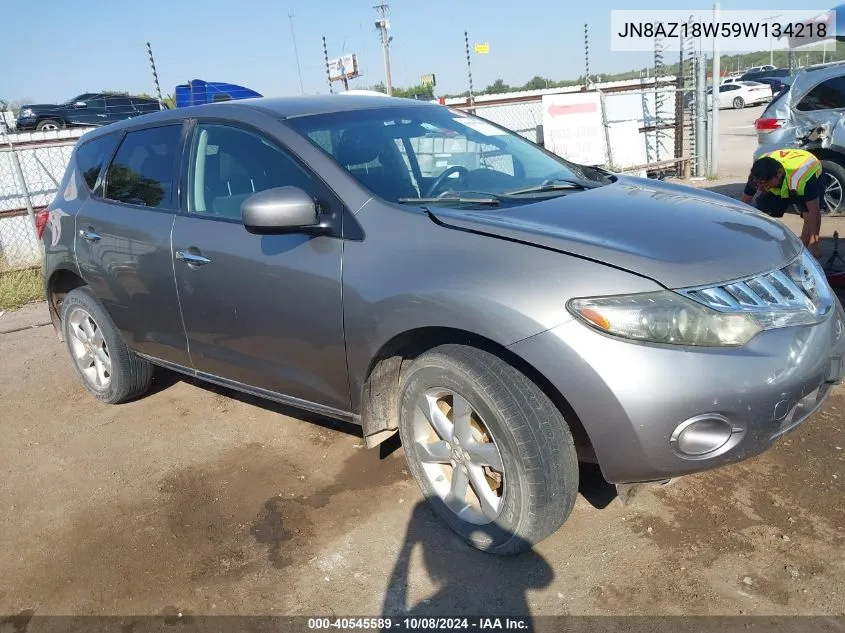 JN8AZ18W59W134218 2009 Nissan Murano Sl