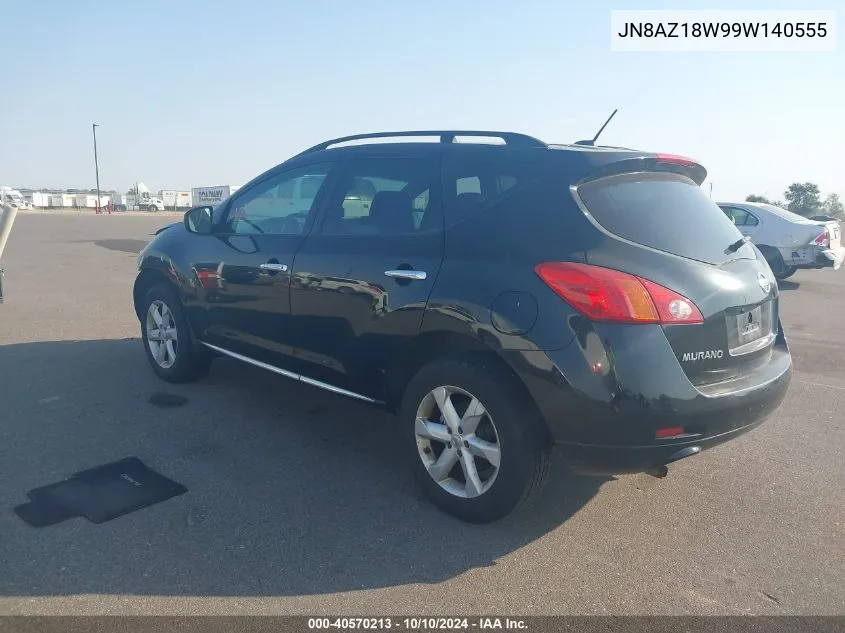 2009 Nissan Murano Sl VIN: JN8AZ18W99W140555 Lot: 40570213