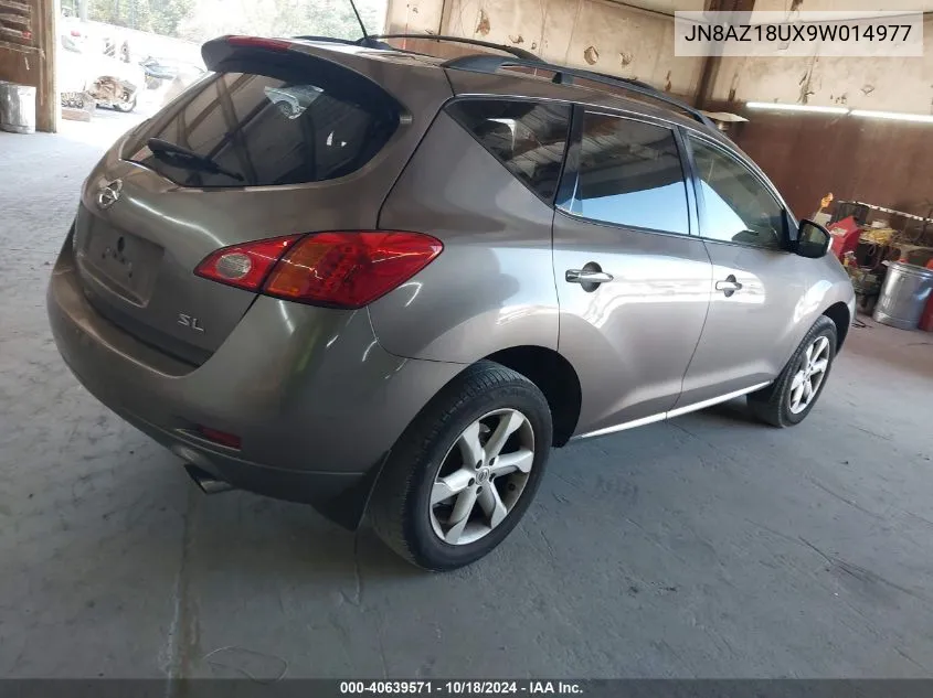 JN8AZ18UX9W014977 2009 Nissan Murano Sl