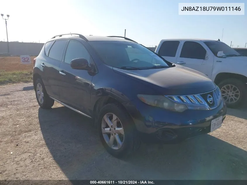 JN8AZ18U79W011146 2009 Nissan Murano S