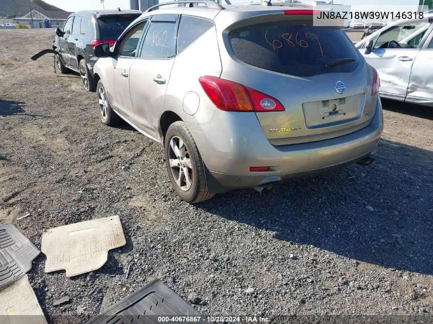 JN8AZ18W39W146318 2009 Nissan Murano Sl