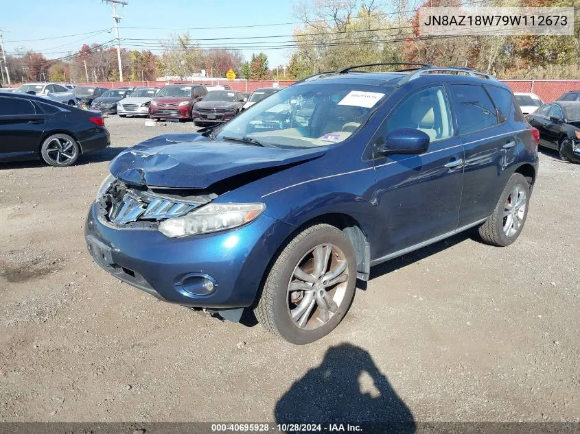 2009 Nissan Murano Le VIN: JN8AZ18W79W112673 Lot: 40695928