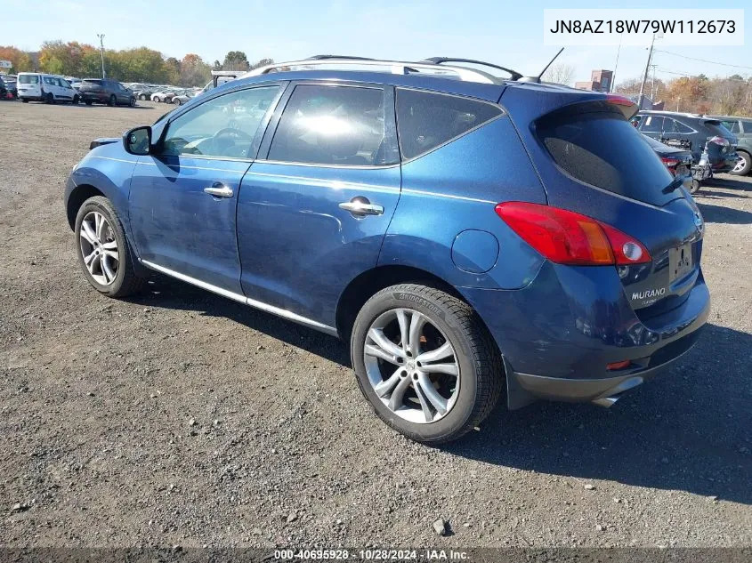 2009 Nissan Murano Le VIN: JN8AZ18W79W112673 Lot: 40695928