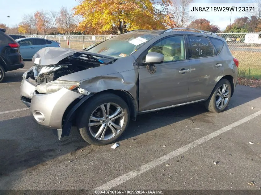 2009 Nissan Murano Le VIN: JN8AZ18W29W123371 Lot: 40716166