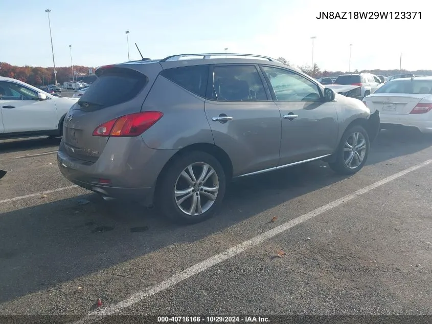 JN8AZ18W29W123371 2009 Nissan Murano Le