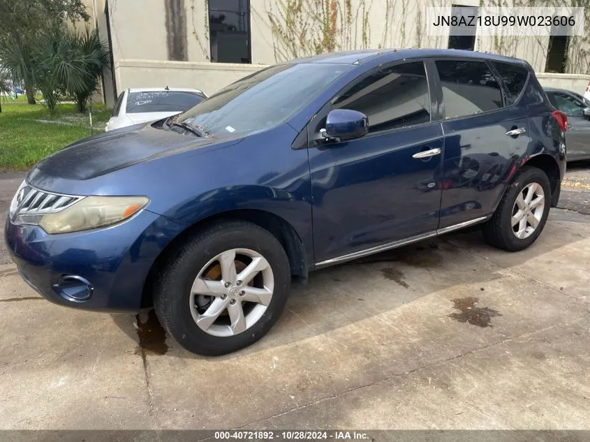 JN8AZ18U99W023606 2009 Nissan Murano S/Sl