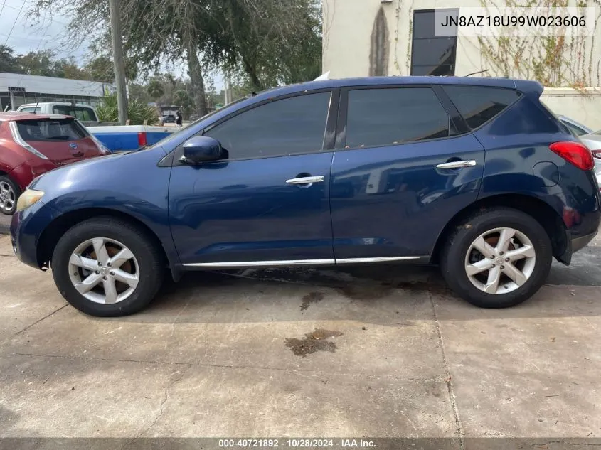 JN8AZ18U99W023606 2009 Nissan Murano S/Sl