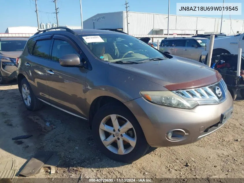 JN8AZ18U69W019545 2009 Nissan Murano Sl