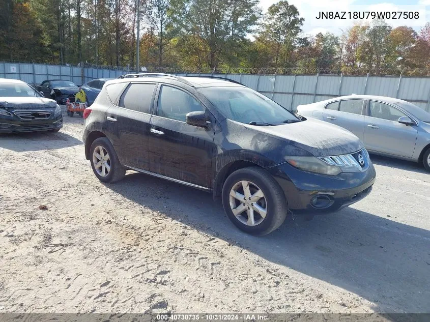 2009 Nissan Murano Sl VIN: JN8AZ18U79W027508 Lot: 40730735