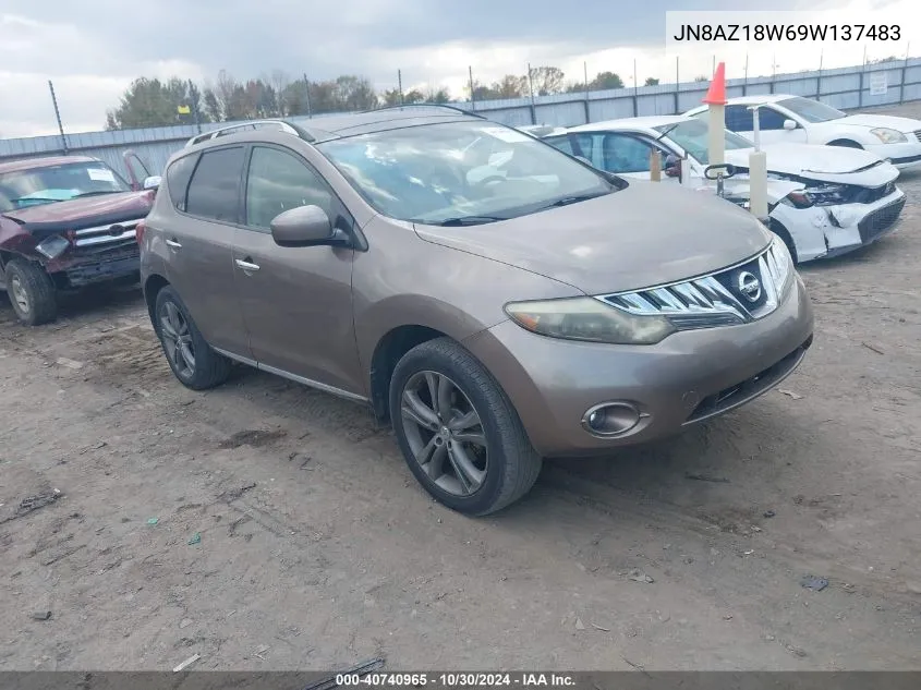 2009 Nissan Murano Le VIN: JN8AZ18W69W137483 Lot: 40740965