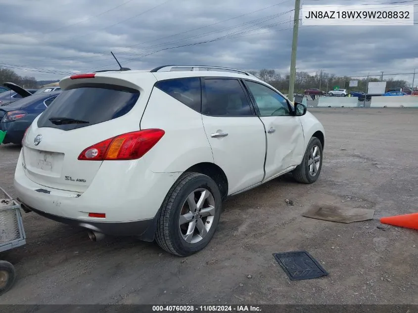 JN8AZ18WX9W208832 2009 Nissan Murano Sl