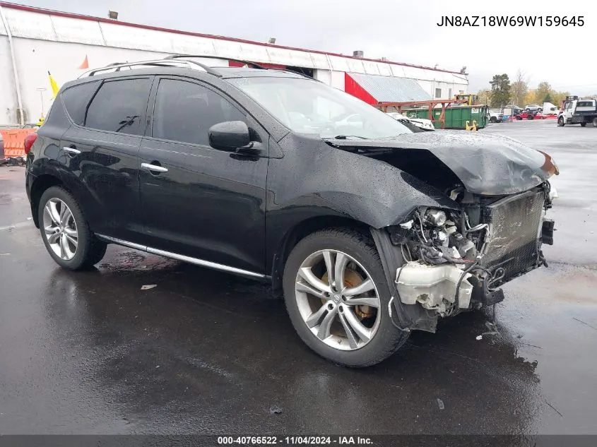 2009 Nissan Murano Le VIN: JN8AZ18W69W159645 Lot: 40766522