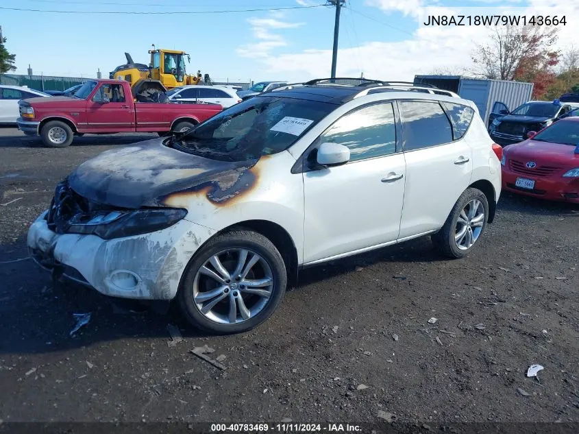 2009 Nissan Murano S/Sl/Le VIN: JN8AZ18W79W143664 Lot: 40783469